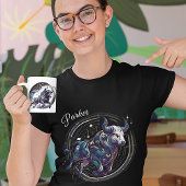 Elegante Waterverf Stier Zodiac Custom T-shirt