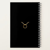 Elegante Waterverf Taurus Zodiac Journal Notitieboek (Achterkant)