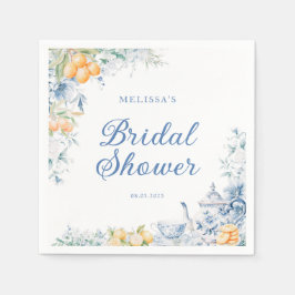 Elegante Waterverf Tea Party Vrijgezellenfeest Servet