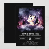 Elegante Waterverf tijgerverjaardag Kaart (Voorkant / Achterkant)