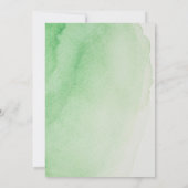 Elegante Waterverf Tractoren Pompoenen Baby shower Kaart (Achterkant)