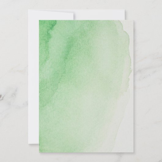 Elegante Waterverf Tractoren Pompoenen Baby shower Kaart (Achterkant)