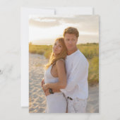 Elegante Waterverf tropische palmboom Exotische Fo Kaart (Achterkant)