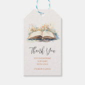 Elegante Waterverf van een nieuw Chapter Baby show Cadeaulabel (Voorkant)