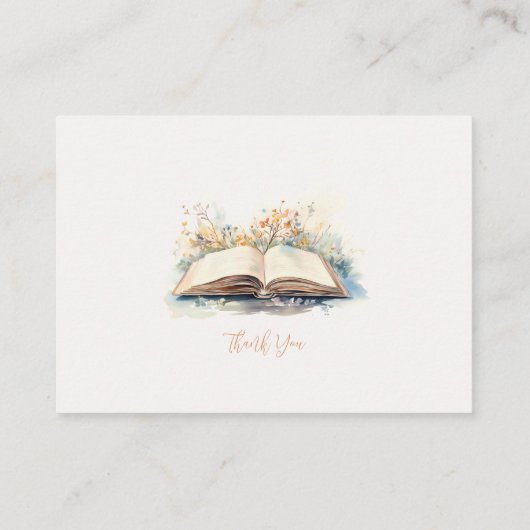 Elegante Waterverf van een nieuw Chapter Baby show Informatiekaartje (Achterkant)