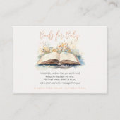 Elegante Waterverf van een nieuw Chapter Baby show Informatiekaartje (Voorkant)