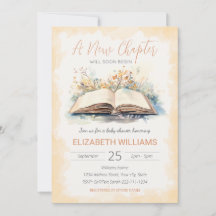 Elegante Waterverf van een nieuw Chapter Baby show