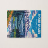Elegante waterverf van Washington DC Legpuzzel (Horizontaal)