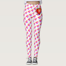 Elegante Waterverf veren Custom Leggings