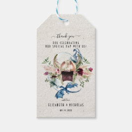 Elegante Waterverf Viking | Trouw Dank Je Cadeaulabel