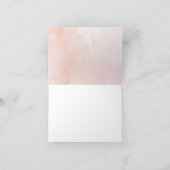 Elegante Waterverf Vino voor geloften Dank u Bedankkaart (Binnen)