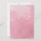 Elegante Waterverf Vino voor geloften Paar Douche Kaart (Achterkant)