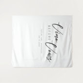 Elegante Waterverf Vino voor geloften Vrijgezellen Wandkleed (Voorkant (horizontaal))