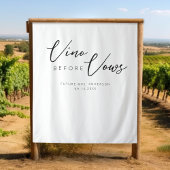 Elegante Waterverf Vino voor geloften Vrijgezellen Wandkleed