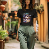 Elegante Waterverf Virgo Zodiac Custom T-shirt