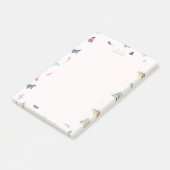 Elegante Waterverf vlinders mooi design Post-it® Notes (Schuin)