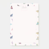 Elegante Waterverf vlinders mooi design Post-it® Notes (Voorkant)