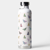 Elegante Waterverf vlinders mooi design Waterfles (Rechts)