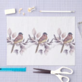 Elegante Waterverf Vogelpatroon Gift Decoupage Tissuepapier (Craft)