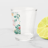 Elegante Waterverf Vrolijk Kerstschot Glas (Rechts)