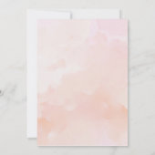 Elegante Waterverf Wijnflessen Repetitie Diner Kaart (Achterkant)