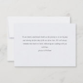 Elegante Waterverf Wild Flowers Bloemen Bloemen Br Bedankkaart (Achterkant)