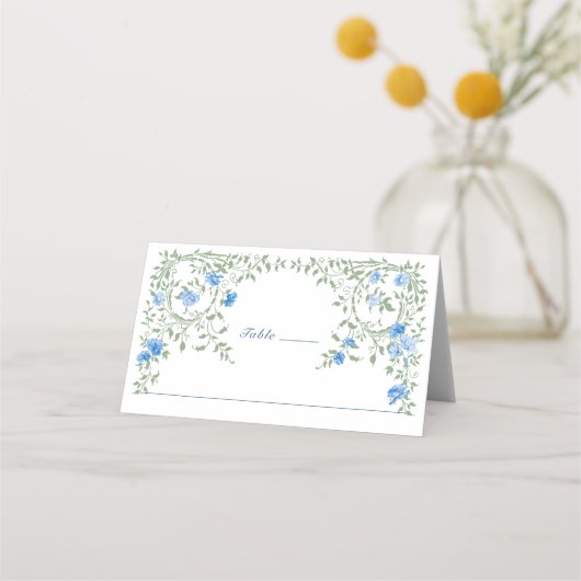 Elegante Waterverf Wild Flowers Bloemen Bloemen Br Plaatskaartje (Voorkant)