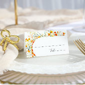 Elegante Waterverf Wild Flowers Bloemen Bloemen Br Plaatskaartje