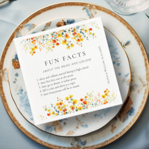 Elegante Waterverf Wild Flowers Bloemen Bloemen Br Servet