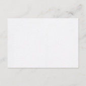 Elegante Waterverf Wild Flowers Bruiloft Details Informatiekaartje (Achterkant)