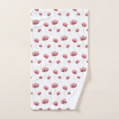 Elegante waterverf wilde bloem bad handdoek (Handdoek)