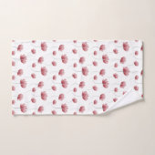 Elegante waterverf wilde bloem bad handdoek (Handdoek)