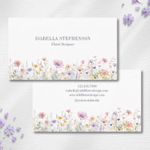 Elegante waterverf wilde bloem bloemendesign
