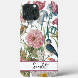 Elegante waterverf wilde bloemen Case-Mate iPhone case