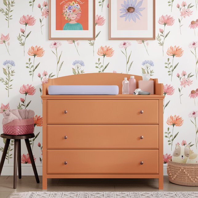 Elegante Waterverf Wildflower Garden Floral Behang (Elegant Watercolor Wildflower Garden Floral Wallpaper
)