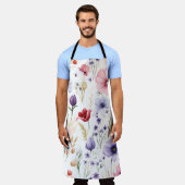 Elegante Waterverf Wildflower Schort (Gedragen)