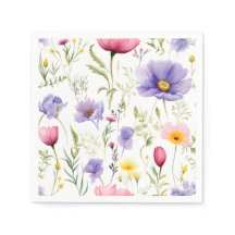 Elegante Waterverf Wildflower