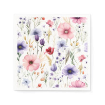 Elegante Waterverf Wildflower