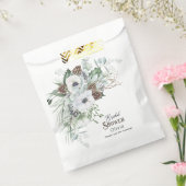 Elegante Waterverf Winter Anemonen bloemen bruids Bedankzakje (Gezegeld)