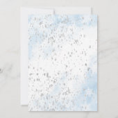 Elegante Waterverf Winterdieren Baby Sho Kaart (Achterkant)