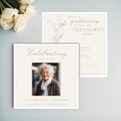 Elegante Waterverf witte duif viering van het leve Kaart