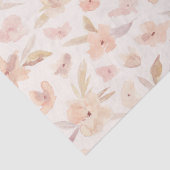 Elegante waterverf zachte bloem tissuepapier (Detail)