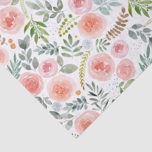 Elegante waterverfrozen en takken tissuepapier (Detail)