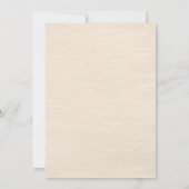 Elegante waterverfteepot bloem theevisite bedankkaart (Achterkant)