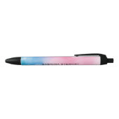 Elegante watervulpen zwarte inkt pen (Bovenkant)