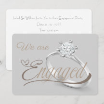 Elegante “We Are Engaged” verlovingsfeest