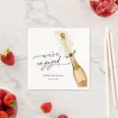 Elegante We’re Engaged Papieren servetten (Insitu)