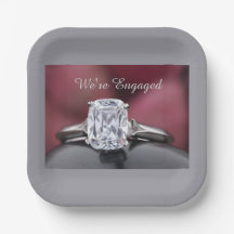 Elegante “We zijn verloofd” diamanten ring feestje