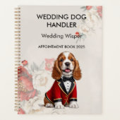 Elegante Wedding Dog Handler Trainer met een QR-co Planner (Voorkant)