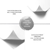 Elegante Wedding Orde van Evenementen Teken met Ti Poster